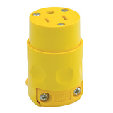 Plug Female Yellow 3 Prones 15A 125V Leviton