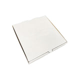 Pizza Box 10" White & Brown Small
