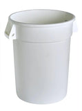 Garbage Can Round 32 Gal white