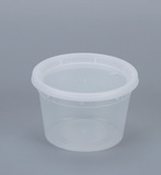 Plastic Container 16 oz with Lid