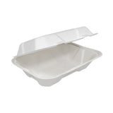 Container 9"x6"x3" Bio Sugarcane Bagasse Clamshell - 200 -case