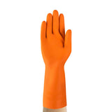 Glove Rubber Orange XL Ansell