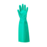 Glove Rubber Green Solvex 18" Nitrile Elbow