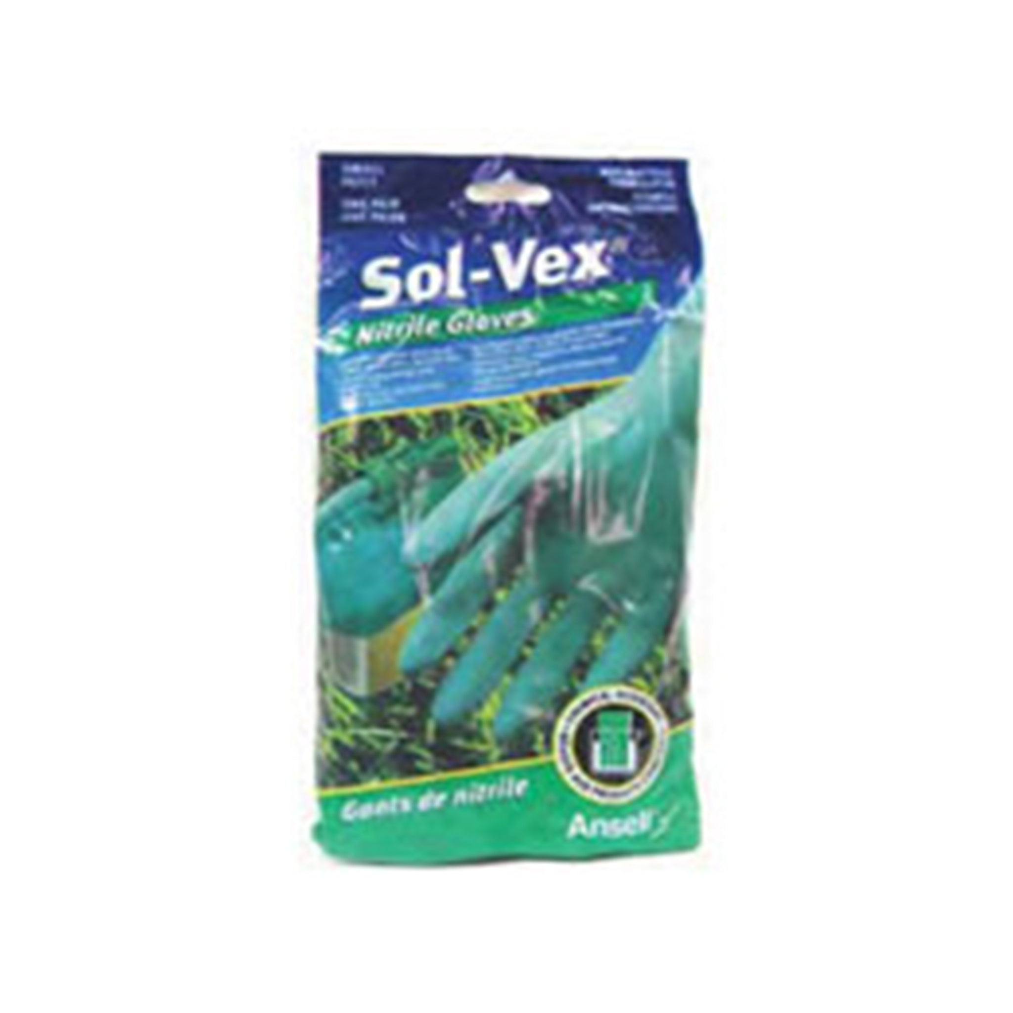 Glove Rubber Green Solvex X-Large
