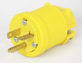 Plug Male Yellow 3 Prones 15A 125V Leviton