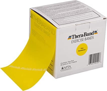 Elastic Band Yellow Latex-free Thin (50 Yard Roll)