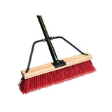 Push Broom 36" Black/Red Synthetic