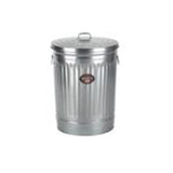 Garbage Can Metal Galvanized 75L Complete w lid
