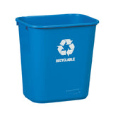 Wastebasket 28 Qt/26L Blue Recycling