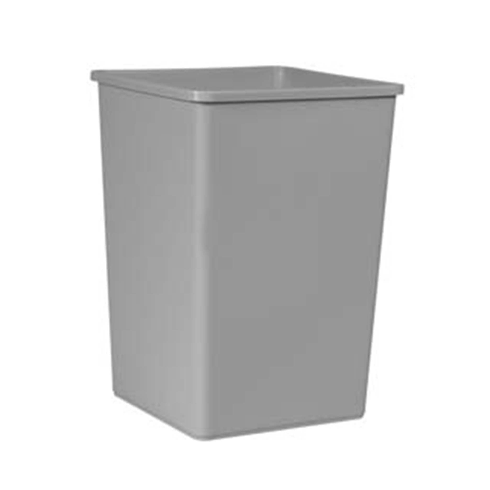 Garbage Can 32Gal Square Beige