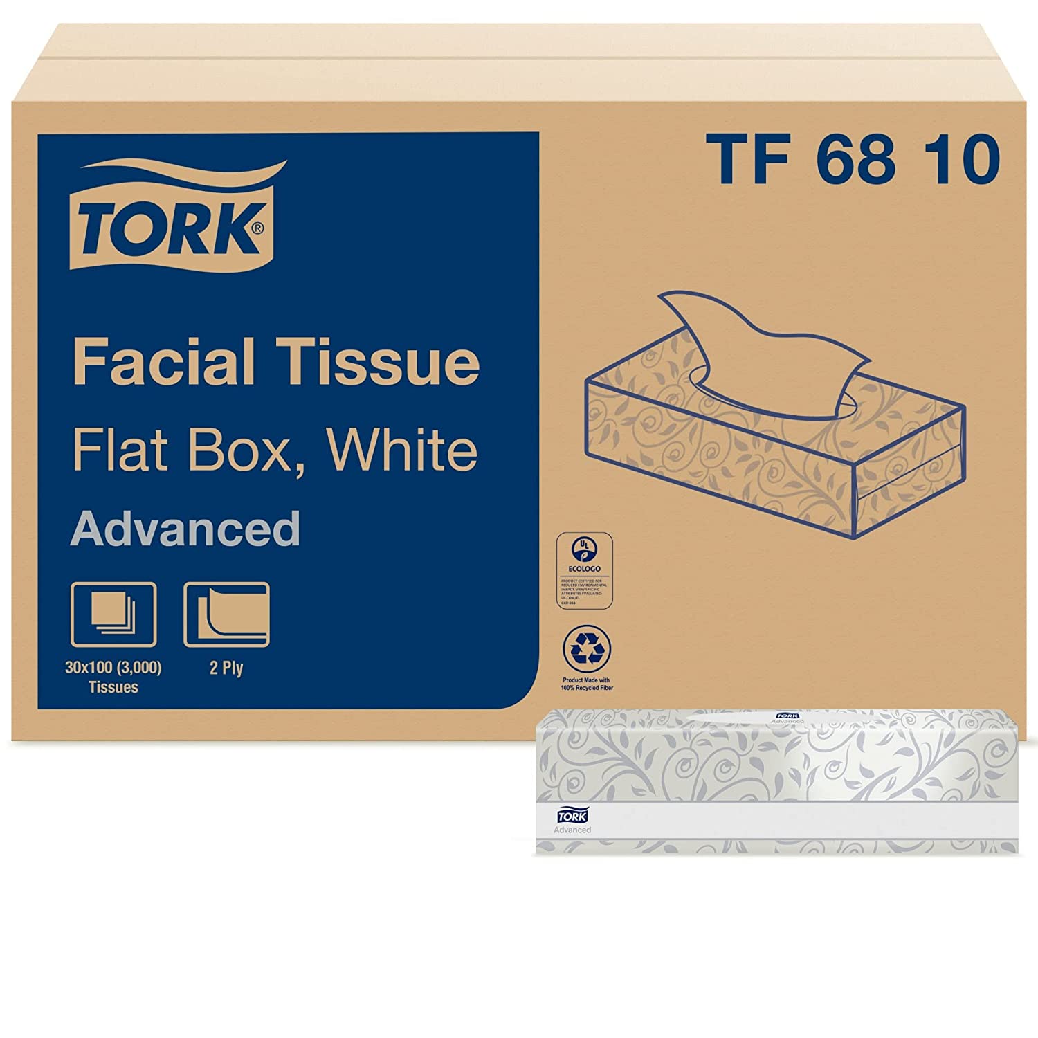 Facial Tissue White Tork - TF6810