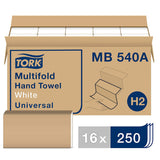 Towel Tork M/F White MB540A