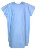 Gown Patient Blue cotton